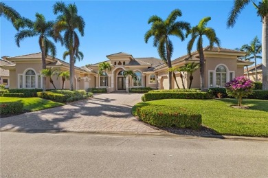 You have arrived! This fabulous Southern Bay custom home is on Shadow Wood Preserve in Florida - for sale on GolfHomes.com, golf home, golf lot