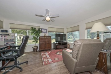 This welcoming ''Gemini'' Home features 2 Bedrooms, 2 Baths and on Sun City Lakes West and East in Arizona - for sale on GolfHomes.com, golf home, golf lot