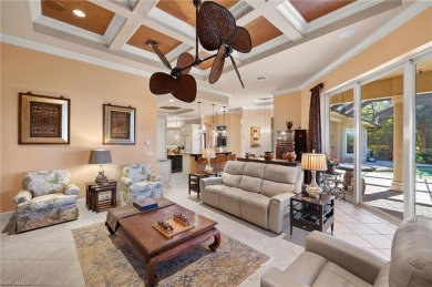 You have arrived! This fabulous Southern Bay custom home is on Shadow Wood Preserve in Florida - for sale on GolfHomes.com, golf home, golf lot