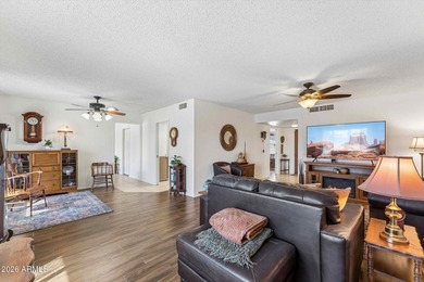 This 1,832 sq ft Sun City home delivers one of the community's on PalmBrook Country Club in Arizona - for sale on GolfHomes.com, golf home, golf lot