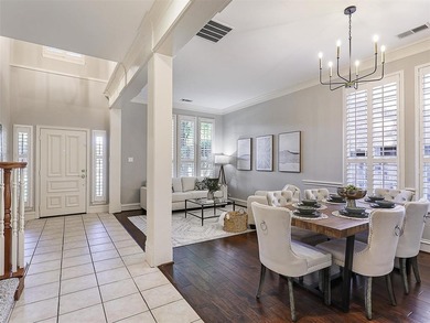 Step inside this beautiful custom home in highly sought after on The Trails of Frisco Golf Club in Texas - for sale on GolfHomes.com, golf home, golf lot