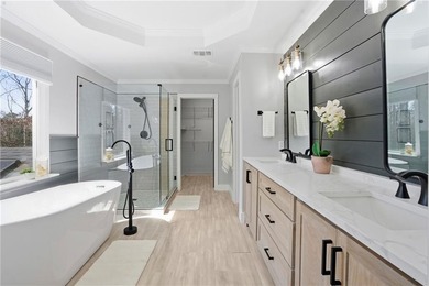 Welcome to this exceptional golf course estate in the highly on Towne Lake Hills Golf Club in Georgia - for sale on GolfHomes.com, golf home, golf lot