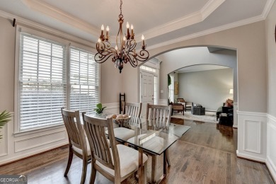 Poised on a 1/3-acre corner lot on a quiet cul-de-sac, this on Hamilton Mill Golf Club in Georgia - for sale on GolfHomes.com, golf home, golf lot