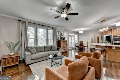Poised on a 1/3-acre corner lot on a quiet cul-de-sac, this on Hamilton Mill Golf Club in Georgia - for sale on GolfHomes.com, golf home, golf lot