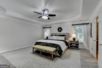 Poised on a 1/3-acre corner lot on a quiet cul-de-sac, this on Hamilton Mill Golf Club in Georgia - for sale on GolfHomes.com, golf home, golf lot