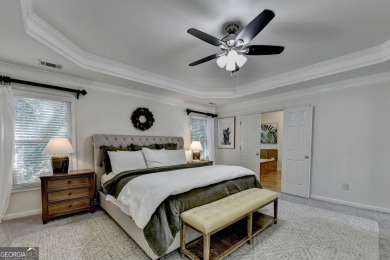 Poised on a 1/3-acre corner lot on a quiet cul-de-sac, this on Hamilton Mill Golf Club in Georgia - for sale on GolfHomes.com, golf home, golf lot