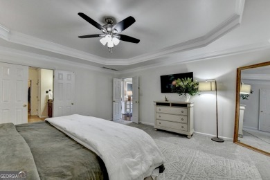 Poised on a 1/3-acre corner lot on a quiet cul-de-sac, this on Hamilton Mill Golf Club in Georgia - for sale on GolfHomes.com, golf home, golf lot