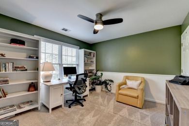 Poised on a 1/3-acre corner lot on a quiet cul-de-sac, this on Hamilton Mill Golf Club in Georgia - for sale on GolfHomes.com, golf home, golf lot