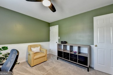 Poised on a 1/3-acre corner lot on a quiet cul-de-sac, this on Hamilton Mill Golf Club in Georgia - for sale on GolfHomes.com, golf home, golf lot