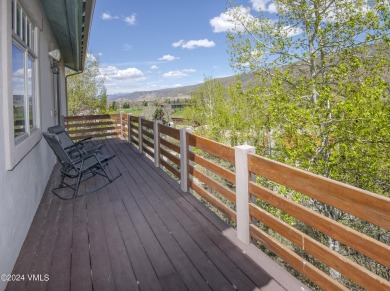 Indulge in breathtaking vistas from the expansive, airy living on Eagle Vail Golf Course in Colorado - for sale on GolfHomes.com, golf home, golf lot