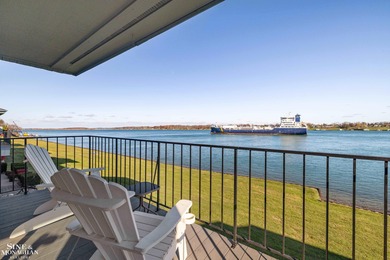 Rare Find - Waterfront Condo in River Colony Enjoy breathtaking on St Clair River Country Club in Michigan - for sale on GolfHomes.com, golf home, golf lot