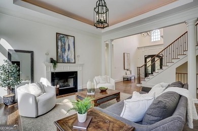 Exquisite 5-Bedroom, 5-Bath Brick Executive Estate with on Laurel Springs Golf Club in Georgia - for sale on GolfHomes.com, golf home, golf lot