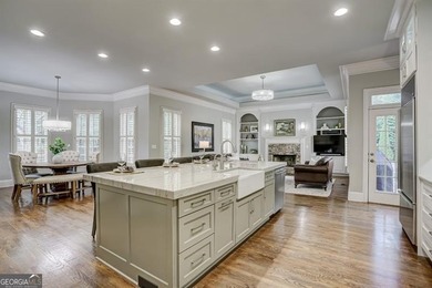Exquisite 5-Bedroom, 5-Bath Brick Executive Estate with on Laurel Springs Golf Club in Georgia - for sale on GolfHomes.com, golf home, golf lot