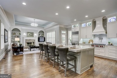 Exquisite 5-Bedroom, 5-Bath Brick Executive Estate with on Laurel Springs Golf Club in Georgia - for sale on GolfHomes.com, golf home, golf lot