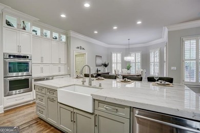 Exquisite 5-Bedroom, 5-Bath Brick Executive Estate with on Laurel Springs Golf Club in Georgia - for sale on GolfHomes.com, golf home, golf lot