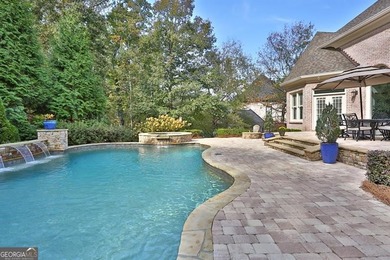 Exquisite 5-Bedroom, 5-Bath Brick Executive Estate with on Laurel Springs Golf Club in Georgia - for sale on GolfHomes.com, golf home, golf lot