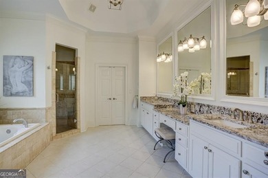 Exquisite 5-Bedroom, 5-Bath Brick Executive Estate with on Laurel Springs Golf Club in Georgia - for sale on GolfHomes.com, golf home, golf lot