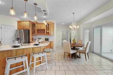 Welcome to resort-style living in this lovely custom ranch with on Raintree Country Club in Missouri - for sale on GolfHomes.com, golf home, golf lot