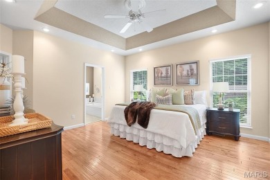 Welcome to resort-style living in this lovely custom ranch with on Raintree Country Club in Missouri - for sale on GolfHomes.com, golf home, golf lot