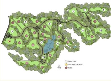 Unique 6.91 acre interior estate lot in exclusive estates gated on Trophy Club of Atlanta in Georgia - for sale on GolfHomes.com, golf home, golf lot