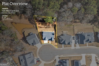 New construction farmhouse walking distance (or take your golf on Monroe Golf and Country Club in Georgia - for sale on GolfHomes.com, golf home, golf lot