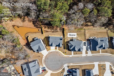 New construction farmhouse walking distance (or take your golf on Monroe Golf and Country Club in Georgia - for sale on GolfHomes.com, golf home, golf lot