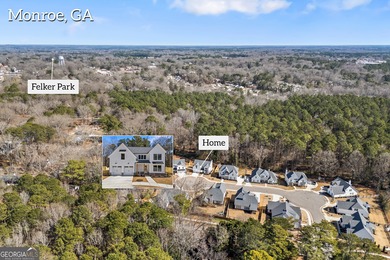 New construction farmhouse walking distance (or take your golf on Monroe Golf and Country Club in Georgia - for sale on GolfHomes.com, golf home, golf lot