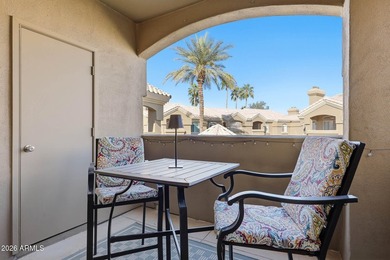 This bright second-floor condo features vaulted ceilings and an on Stonecreek Golf Club in Arizona - for sale on GolfHomes.com, golf home, golf lot