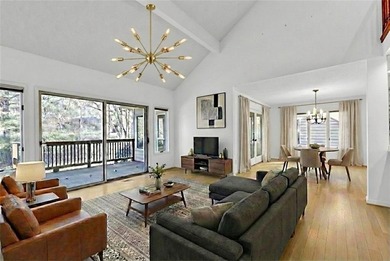 Nestled along the 5th fairway, this beautifully positioned home on Country Club of Roswell in Georgia - for sale on GolfHomes.com, golf home, golf lot