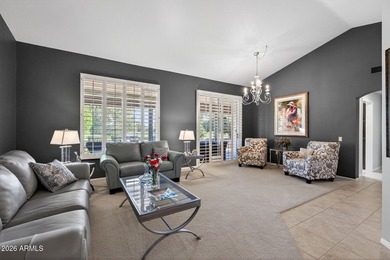 FULLY FURNISHED TURN KEY HOME w/2 bdrms + den. Enjoy beautiful on Trail Ridge Golf Course in Arizona - for sale on GolfHomes.com, golf home, golf lot