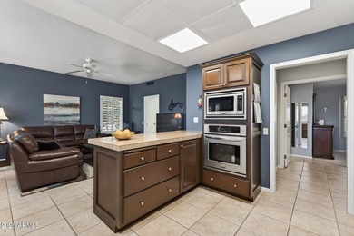 FULLY FURNISHED TURN KEY HOME w/2 bdrms + den. Enjoy beautiful on Trail Ridge Golf Course in Arizona - for sale on GolfHomes.com, golf home, golf lot