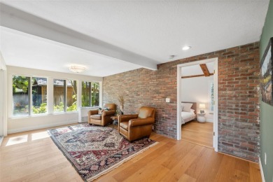 This charming and private 3-bedroom, 2-bathroom home is the on The Dunedin Country Club in Florida - for sale on GolfHomes.com, golf home, golf lot