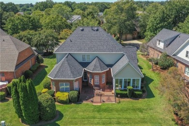 Golf course home with easy walk and nice view of the Bermuda Run on Oak Valley Golf Club in North Carolina - for sale on GolfHomes.com, golf home, golf lot