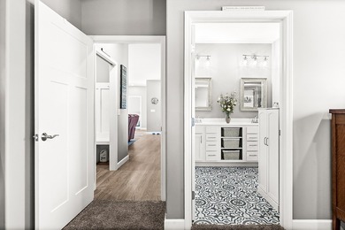 Welcome home to this Fox Creek gem built in 2021-where style on The Den at Fox Creek in Illinois - for sale on GolfHomes.com, golf home, golf lot