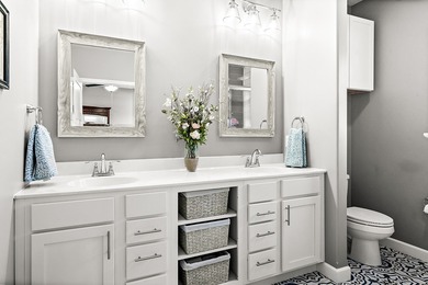 Welcome home to this Fox Creek gem built in 2021-where style on The Den at Fox Creek in Illinois - for sale on GolfHomes.com, golf home, golf lot