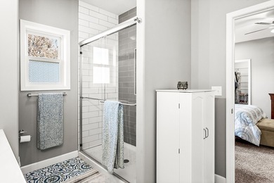 Welcome home to this Fox Creek gem built in 2021-where style on The Den at Fox Creek in Illinois - for sale on GolfHomes.com, golf home, golf lot