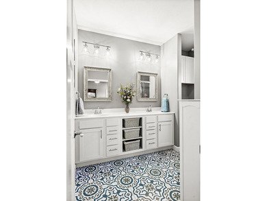 Welcome home to this Fox Creek gem built in 2021-where style on The Den at Fox Creek in Illinois - for sale on GolfHomes.com, golf home, golf lot