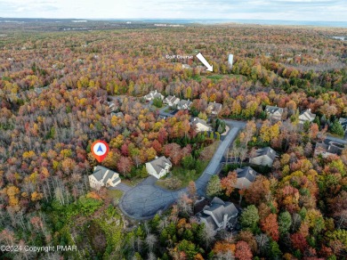 Discover luxury living in this stunning 4-bedroom home located on Pinecrest Lake Golf and Country Club in Pennsylvania - for sale on GolfHomes.com, golf home, golf lot