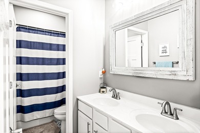 Welcome home to this Fox Creek gem built in 2021-where style on The Den at Fox Creek in Illinois - for sale on GolfHomes.com, golf home, golf lot