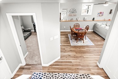 Welcome home to this Fox Creek gem built in 2021-where style on The Den at Fox Creek in Illinois - for sale on GolfHomes.com, golf home, golf lot