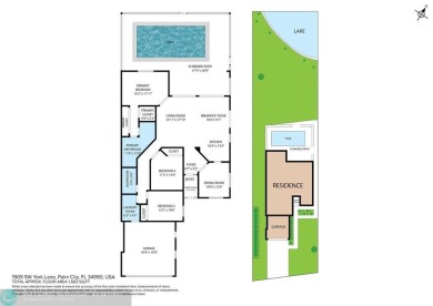 Stunning 3BR/2BA Bedford model pool home in The Meadows at on Monarch Country Club in Florida - for sale on GolfHomes.com, golf home, golf lot