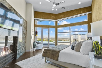 Spectacular Views! Strip, Mountain,Golf Course  City from every on Dragon Ridge Country Club in Nevada - for sale on GolfHomes.com, golf home, golf lot