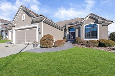 Custom Reverse 1.5 Story home situated perfectly on a private on Tiffany Greens Golf Club in Missouri - for sale on GolfHomes.com, golf home, golf lot