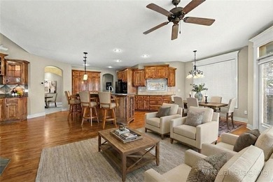 Custom Reverse 1.5 Story home situated perfectly on a private on Tiffany Greens Golf Club in Missouri - for sale on GolfHomes.com, golf home, golf lot