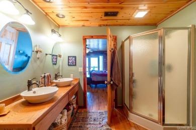 LAKEFRONT! Custom built in 2005, this beautiful log home is your on  in Arkansas - for sale on GolfHomes.com, golf home, golf lot