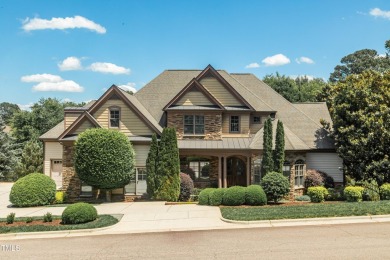 Stunning, custom built home in Wakefield's desireable Dunleith on TPC at Wakefield Plantation in North Carolina - for sale on GolfHomes.com, golf home, golf lot
