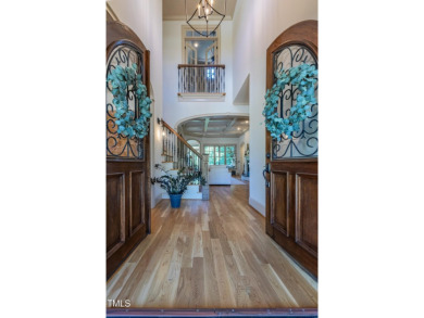Stunning, custom built home in Wakefield's desireable Dunleith on TPC at Wakefield Plantation in North Carolina - for sale on GolfHomes.com, golf home, golf lot