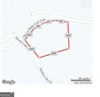 This extraordinary 1.40 +/- acre homesite offers captivating on Hawks Ridge Golf Club in Georgia - for sale on GolfHomes.com, golf home, golf lot