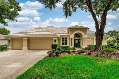 Discover a remarkable 4-bedroom, 3-bathroom pool home in the on Hunters Green Country Club in Florida - for sale on GolfHomes.com, golf home, golf lot