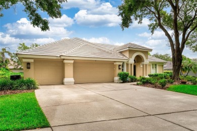 Discover a remarkable 4-bedroom, 3-bathroom pool home in the on Hunters Green Country Club in Florida - for sale on GolfHomes.com, golf home, golf lot